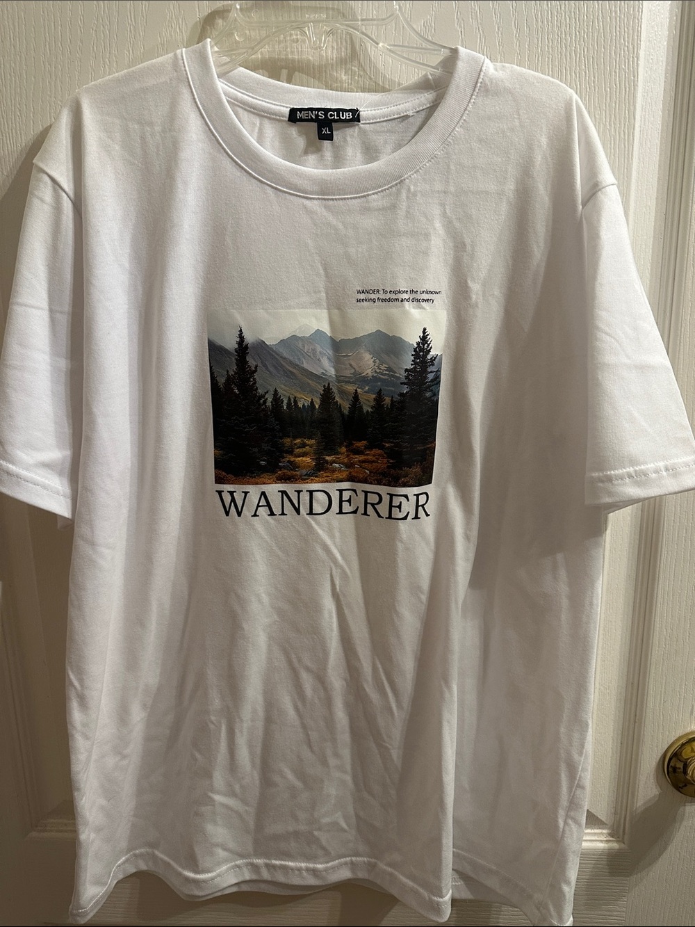 Wanderer White Graphic Tee NWT